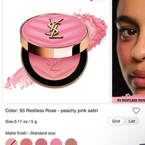 Yves Saint Laurent Blush - Peachy Pink Satin